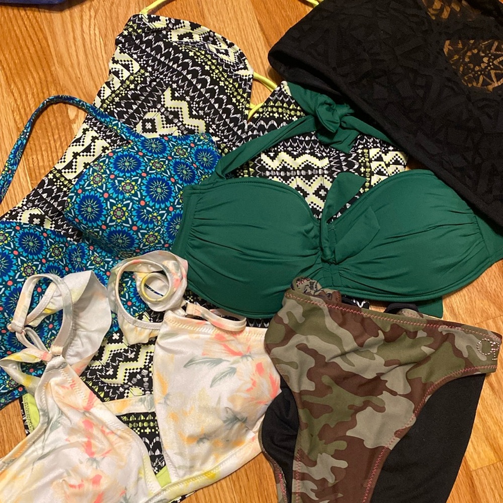 SWIM LOT - 6 pieces, great deal! Size large